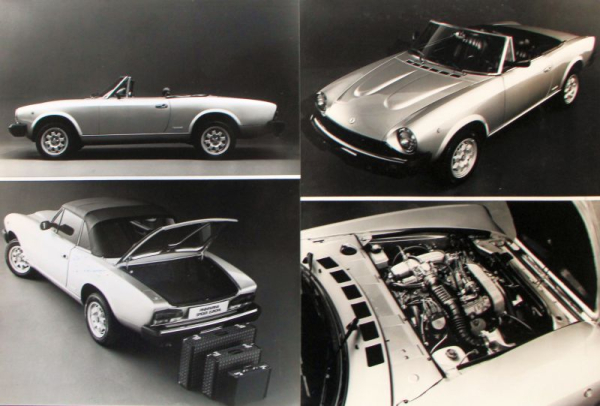 Fiat Pininfarina Modellprogramm 1982 Automobil-Pressemappe mit Fotos (10126)